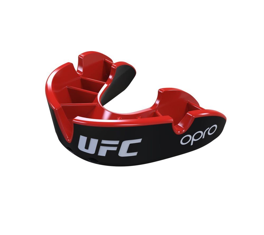 OPRO UFC Silver Level Black/red ščitnik za zobe