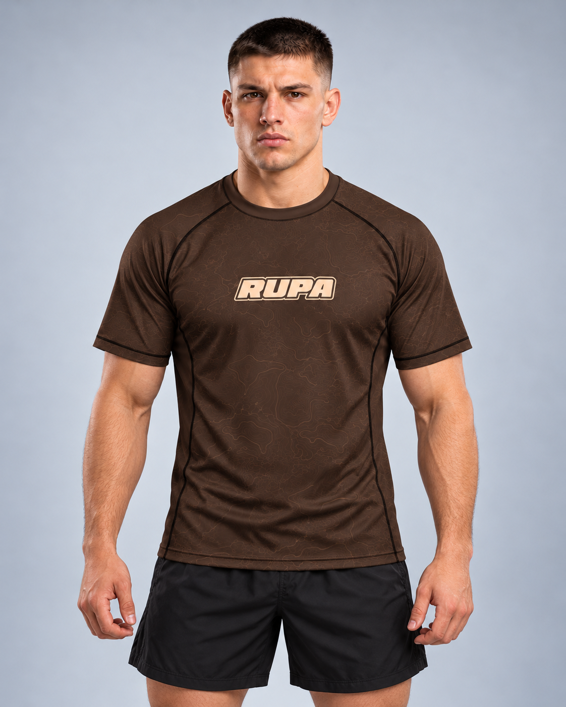 RUPA I UNDRG I BROWN I Dry Tech T-Shirt