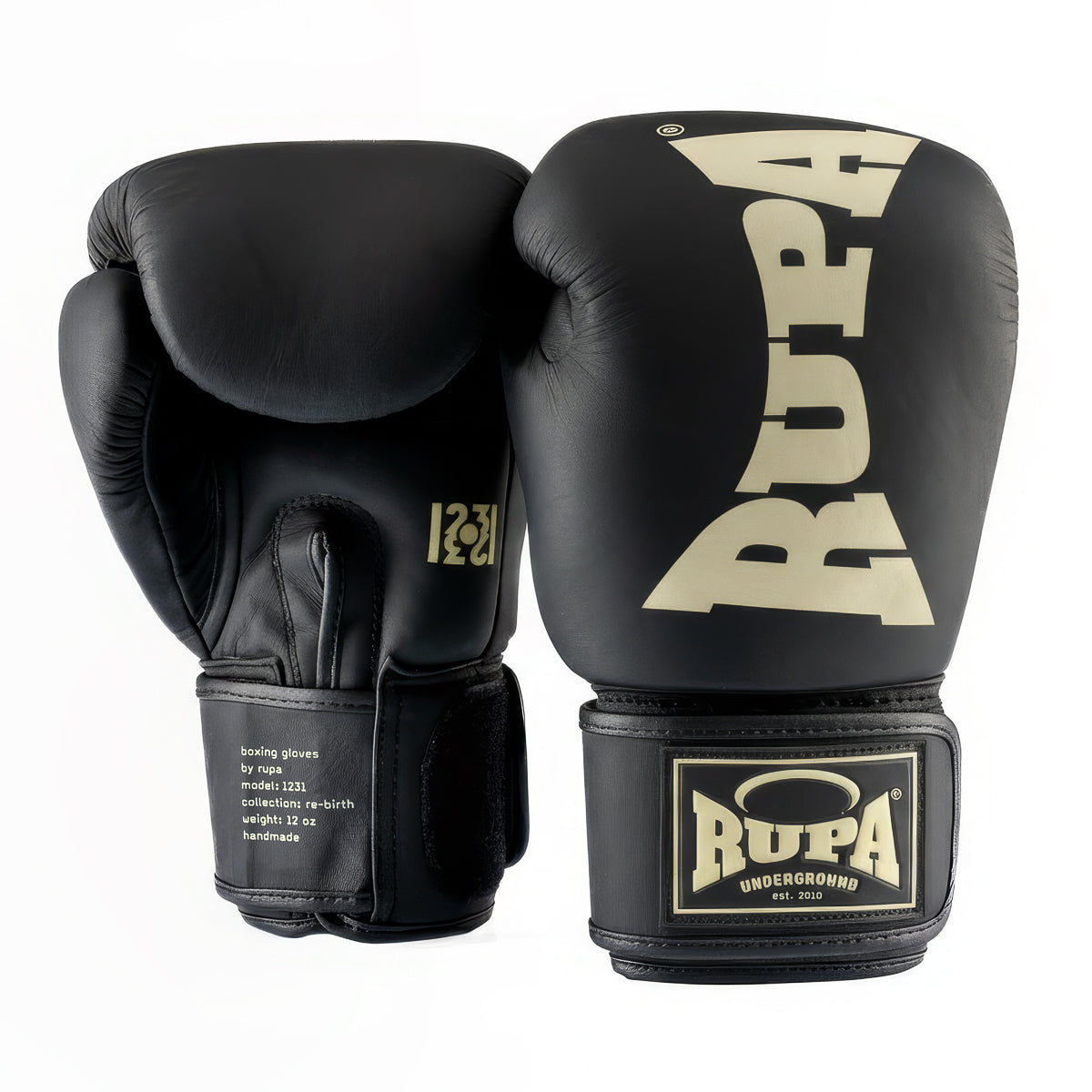 RUPA 1231 I Jet Black / Beige I rokavice za boks