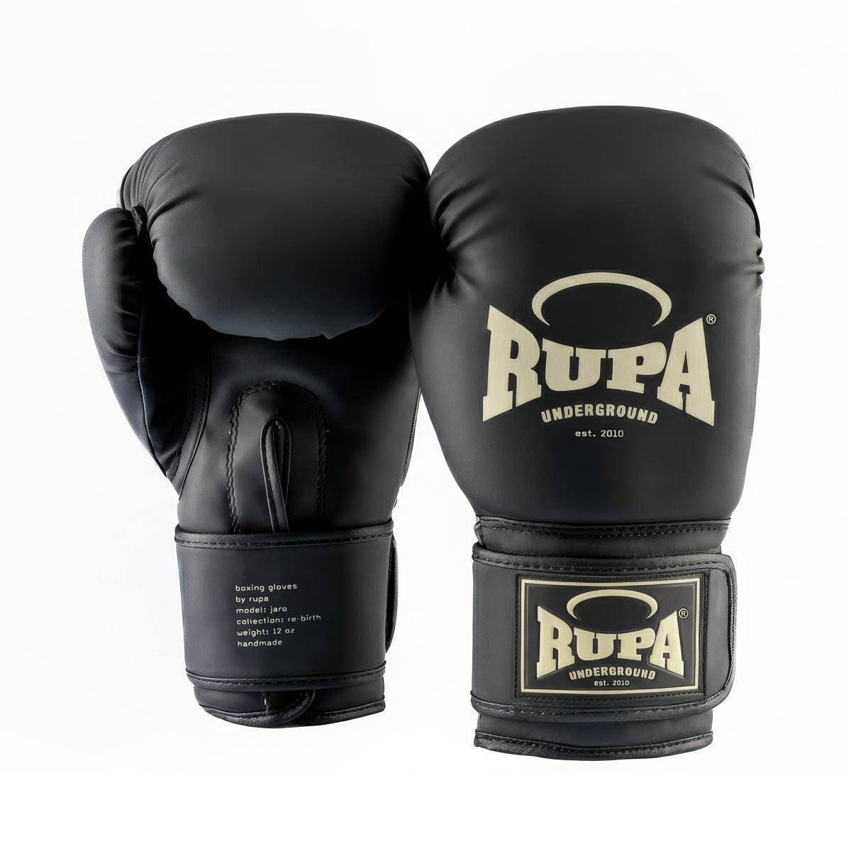 RUPA Jaro I Jet Black / Beige I boxing gloves