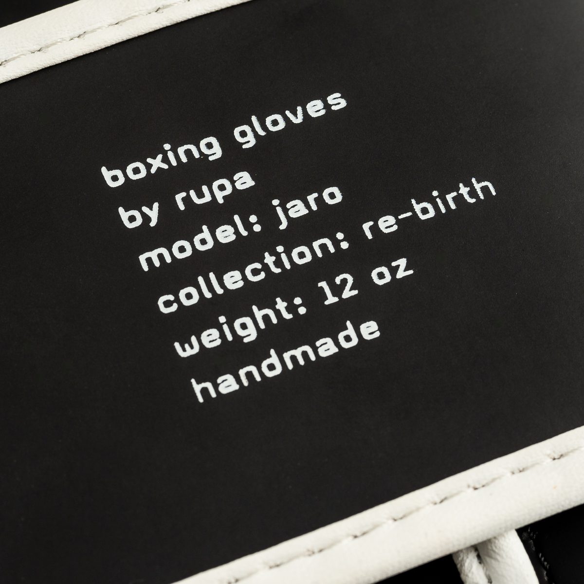 RUPA Jaro I Jet Black / White I rokavice za boks