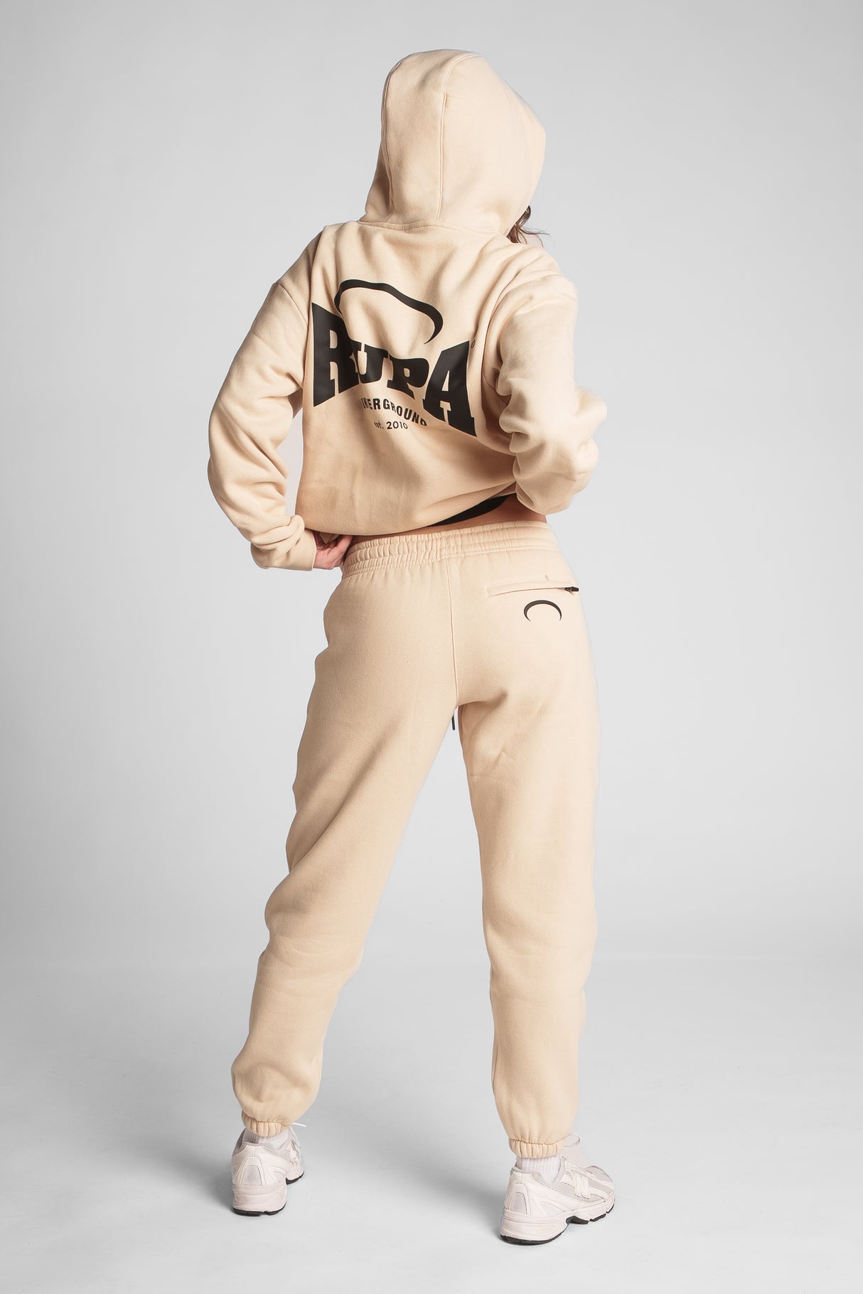 RUPA I BLKN01 I BEIGE/BLACK I HLAČE
