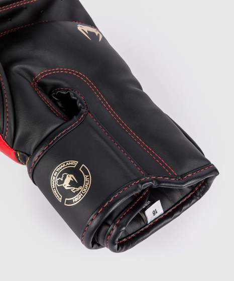 Venum Elite Black/Gold/Red rukavice za boks