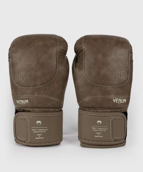 Venum Impact Evo Scales Boxing Gloves - Brown
