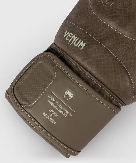 Venum Impact Evo Scales Boxing Gloves - Brown