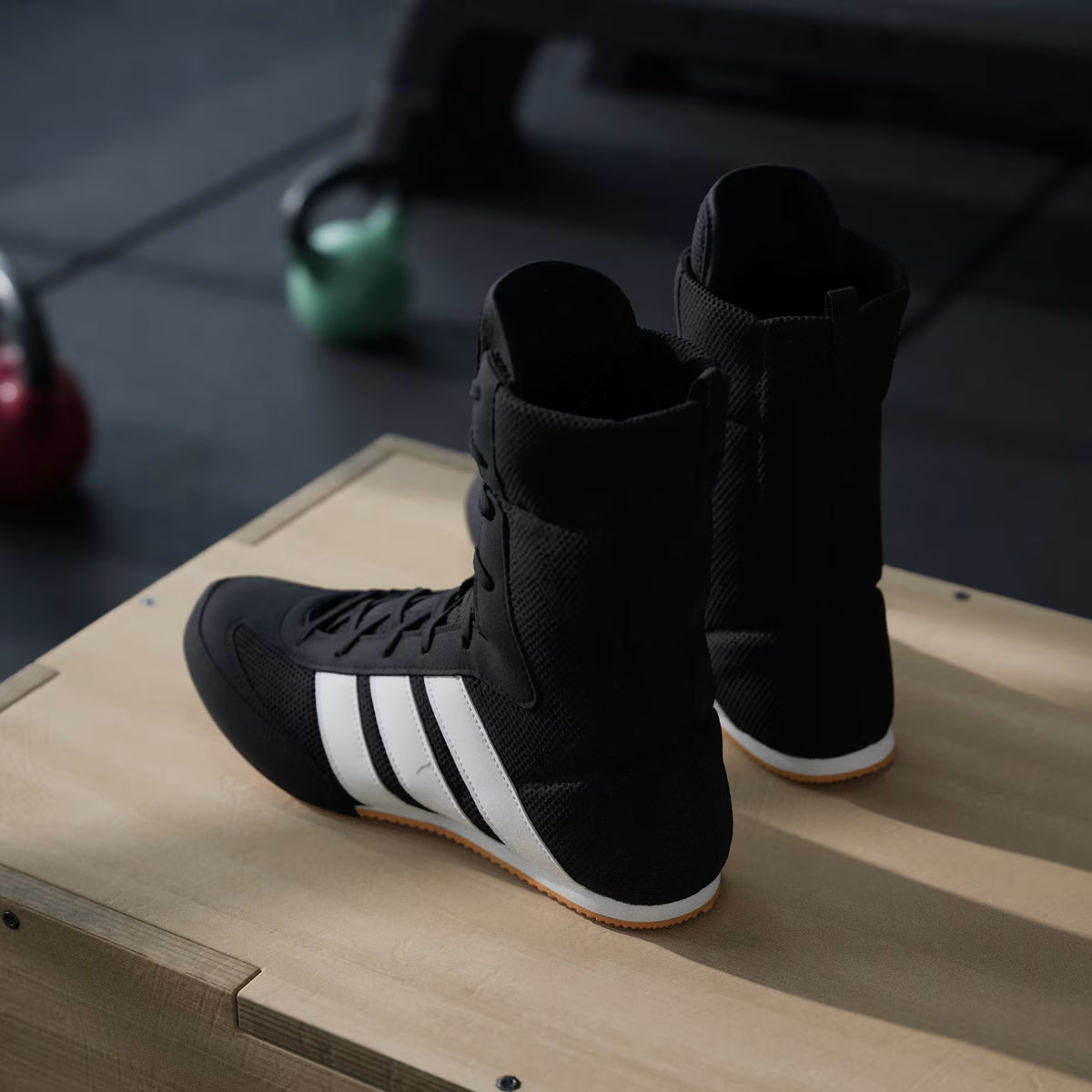 Adidas Box Hog Classic Black boxing shoes