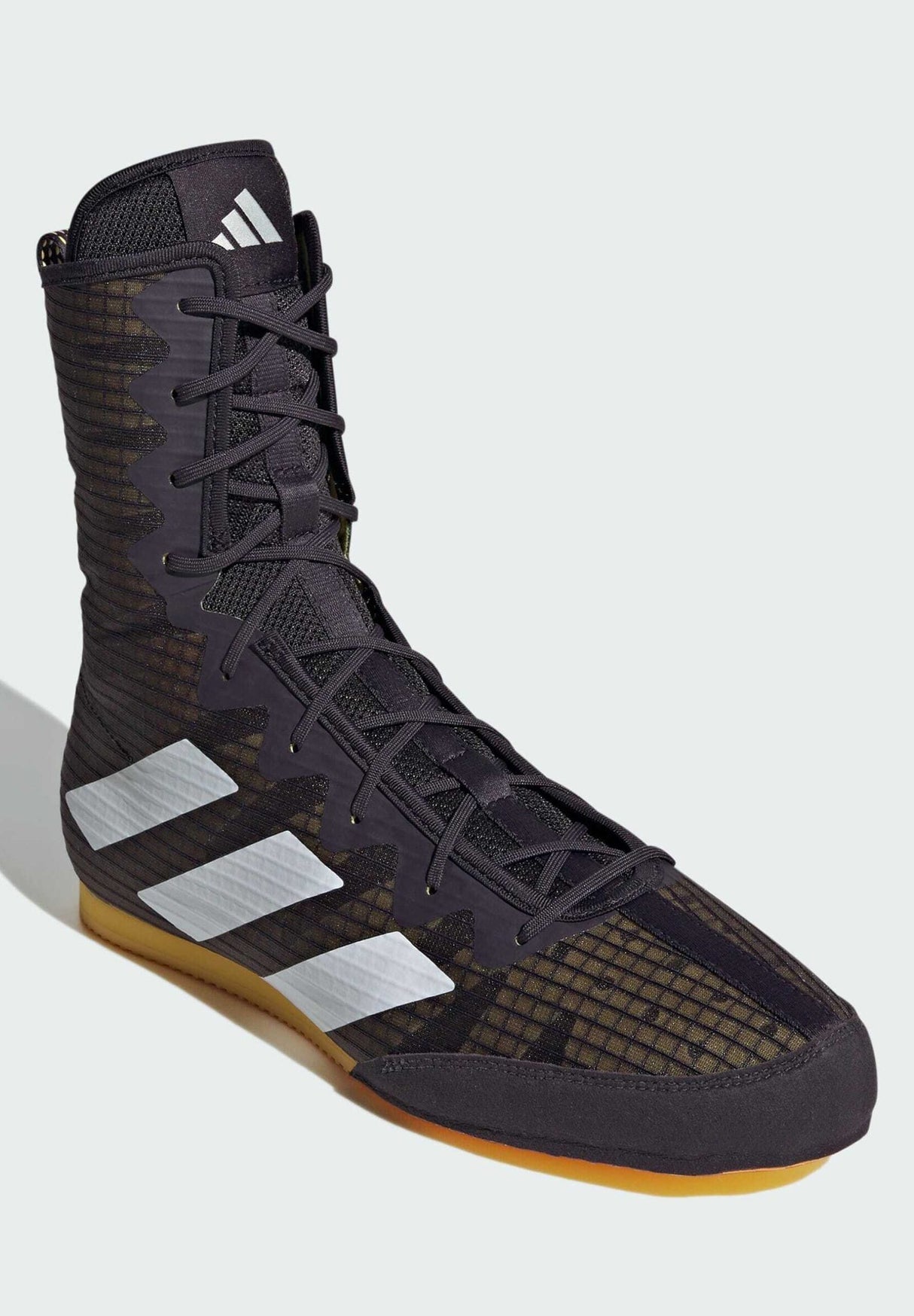 Adidas Box Hog 4 Black/White/Spark čevlji za boks