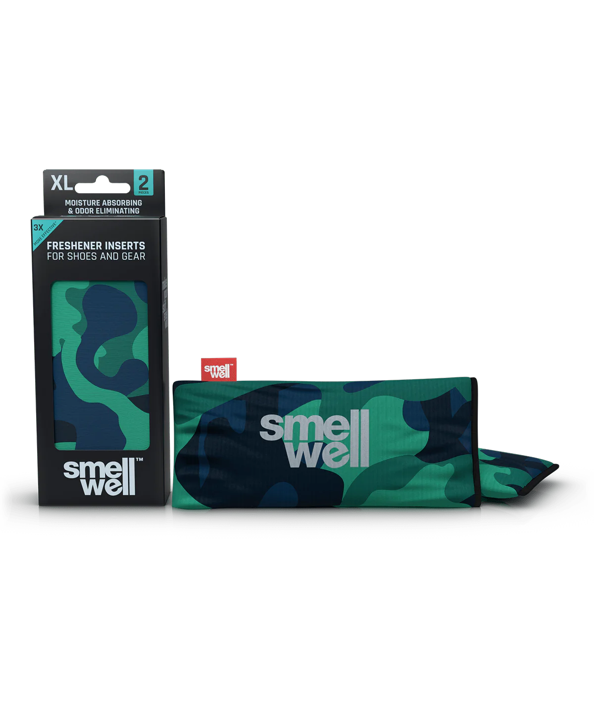 SmellWell Active XL Camo Green Pads Against Unpleasant Odor