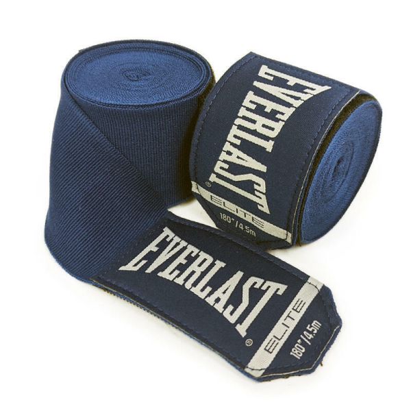 Everlast Elite Navy Handwraps