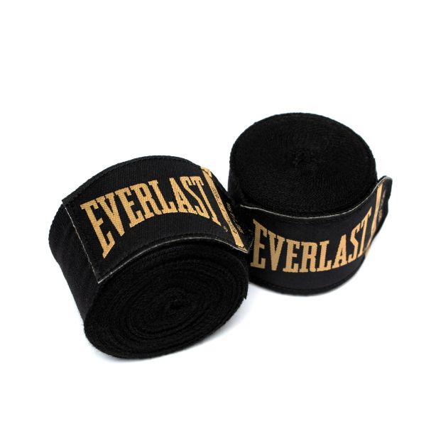 Everlast Elite Black Handwraps