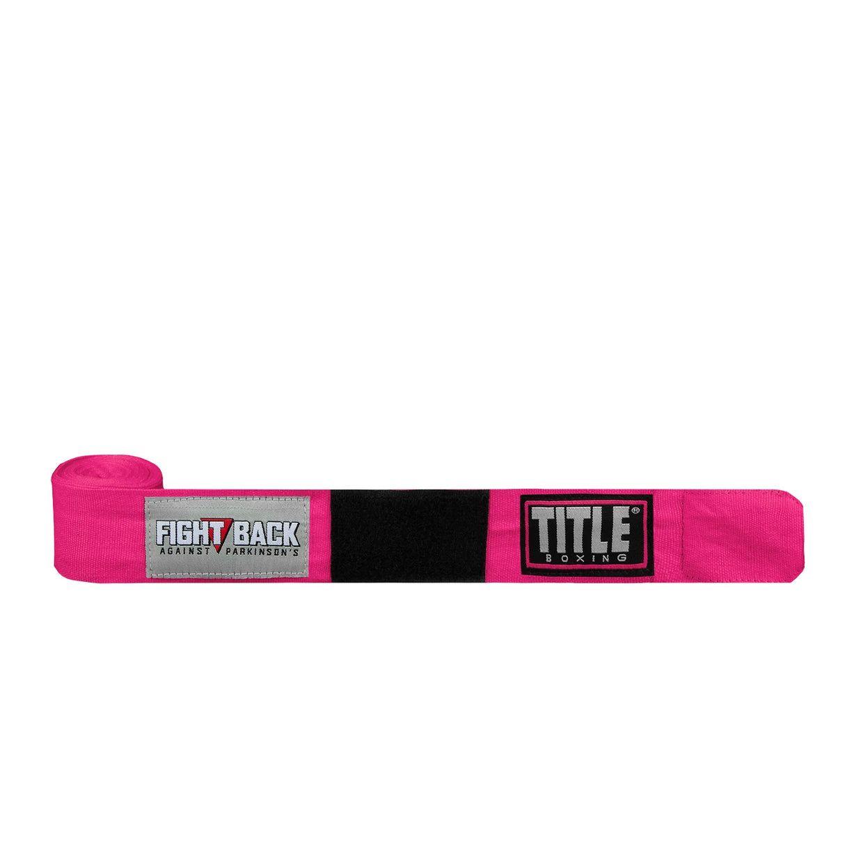 Title Fight Back Pink Semi-elastic 455cm Handwraps