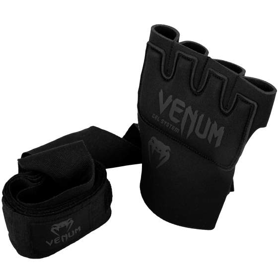 Venum Kontact Gel Black/Black Handwraps