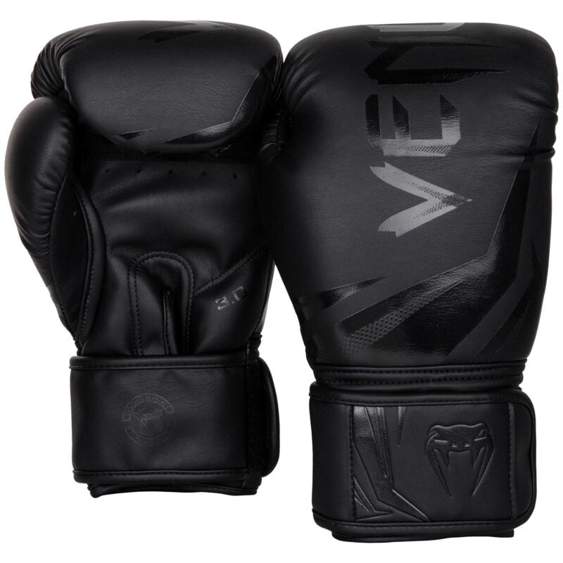 Venum Challenger 3.0 Black/Black Boxing Gloves