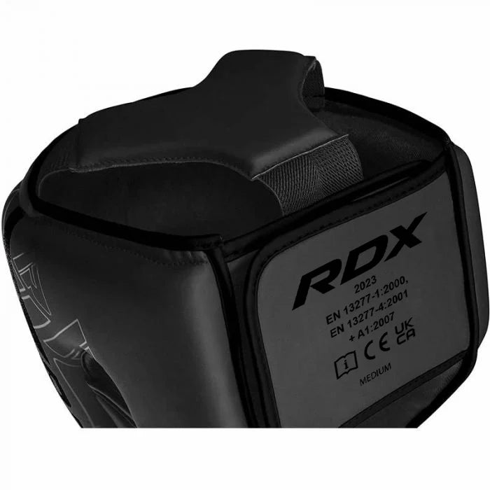 RDX F6 Kara Matte/Black kaciga