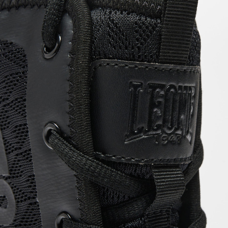 Leone 1947 CL102 Professional Black Boxing Shoes