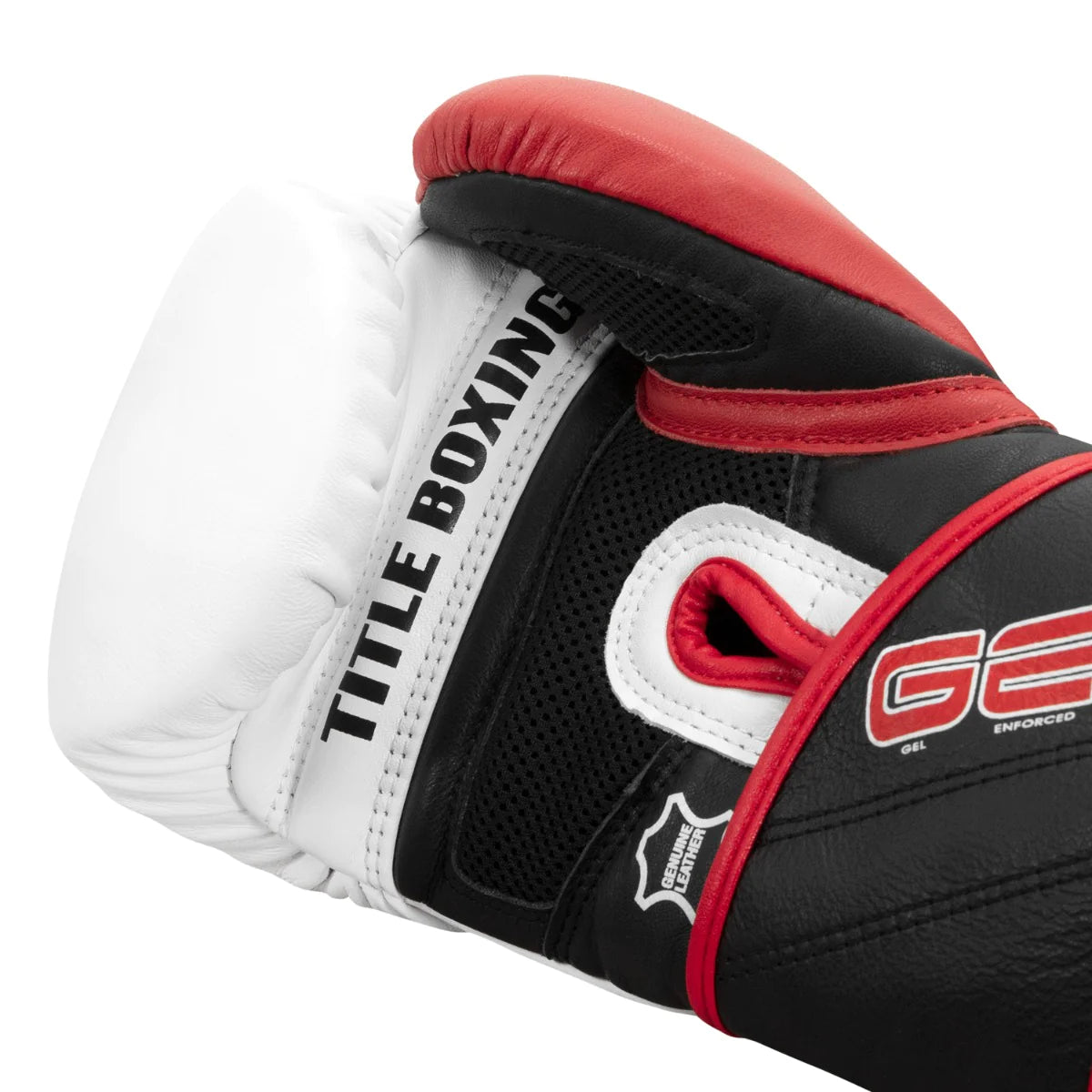 Title Professional Gel Series Black/White/Red rokavice za boks