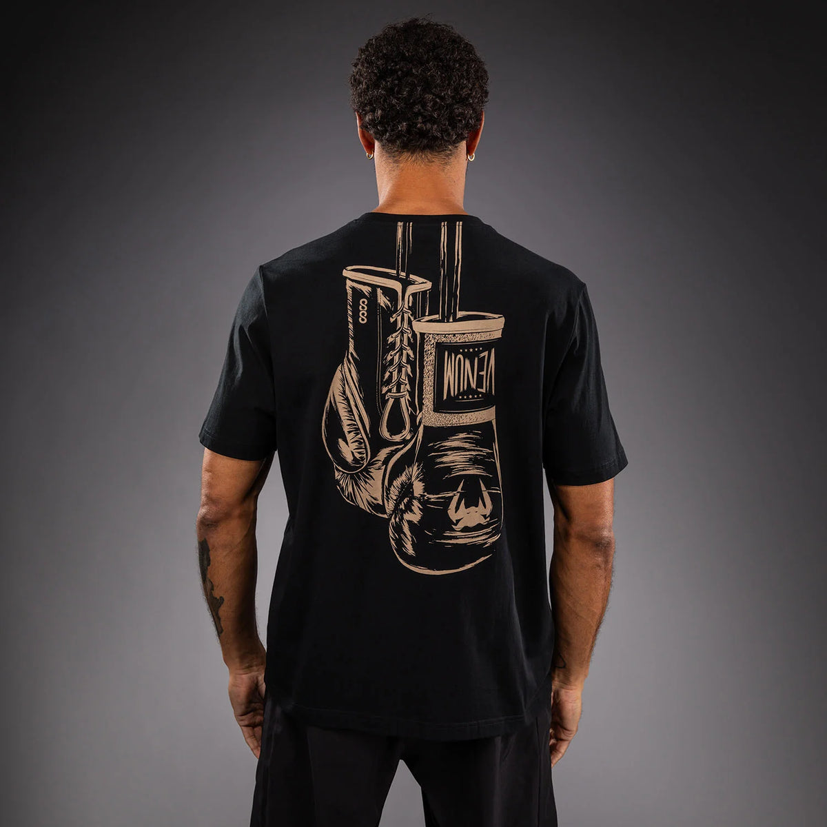 Venum Fight Icon Cotton T–Shirt – Black