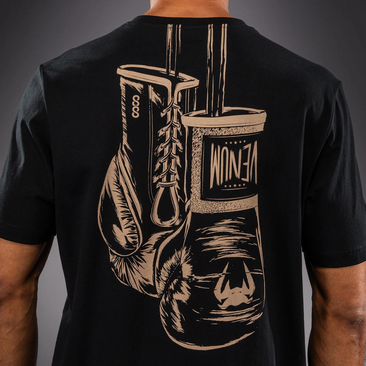 Venum Fight Icon Cotton T–Shirt – Black