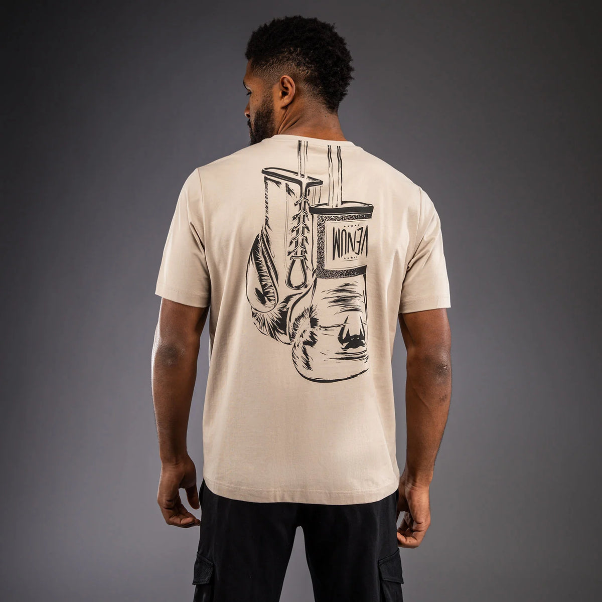 Venum Fight Icon Cotton T–Shirt – Beige