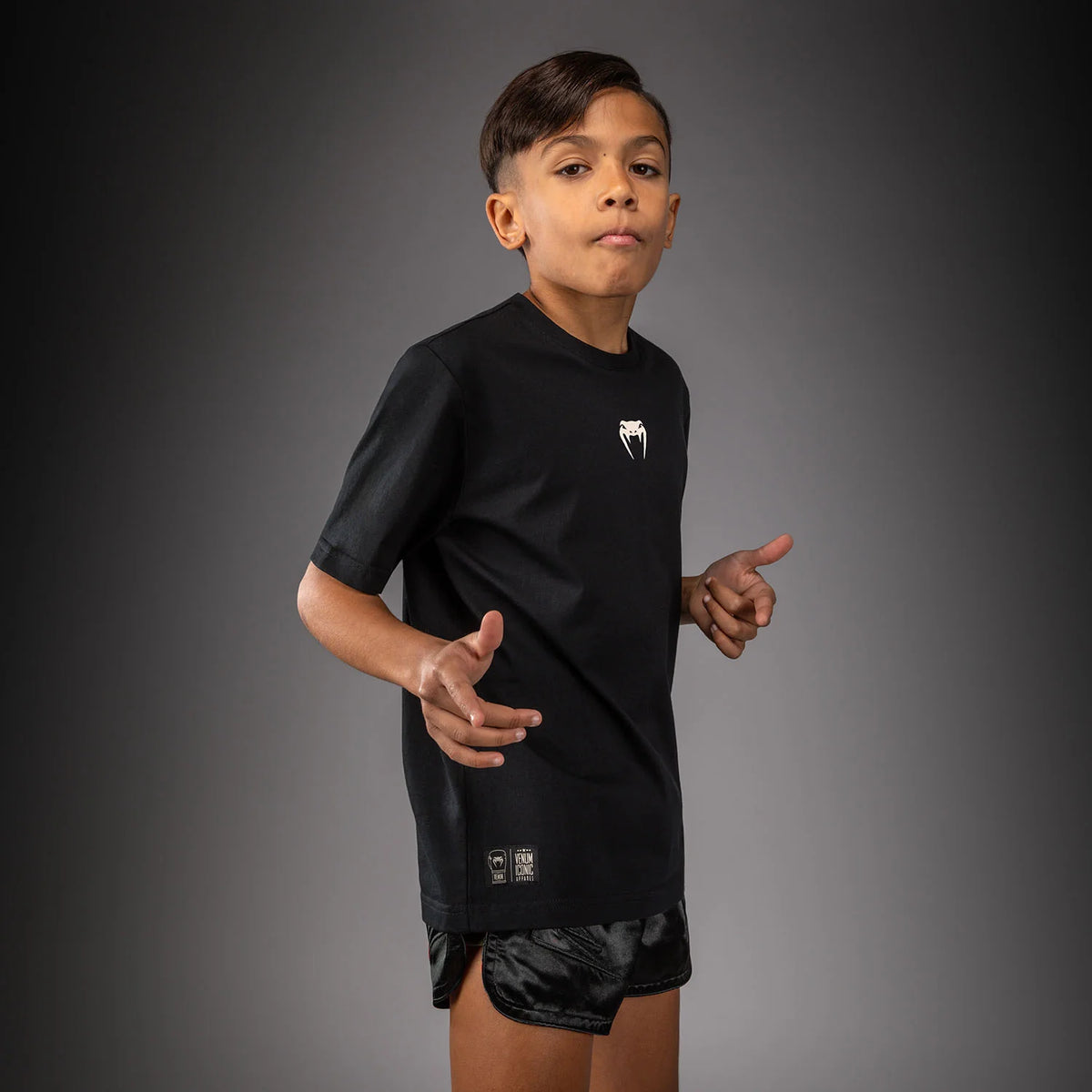 Otroška Venum Fight Icon Kids Black majica
