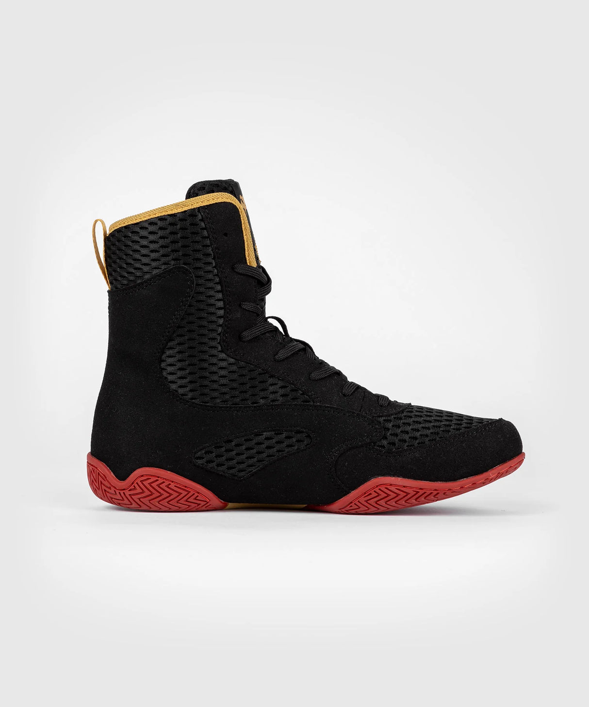 Venum Contender Black/Gold/Red Boxing Shoes