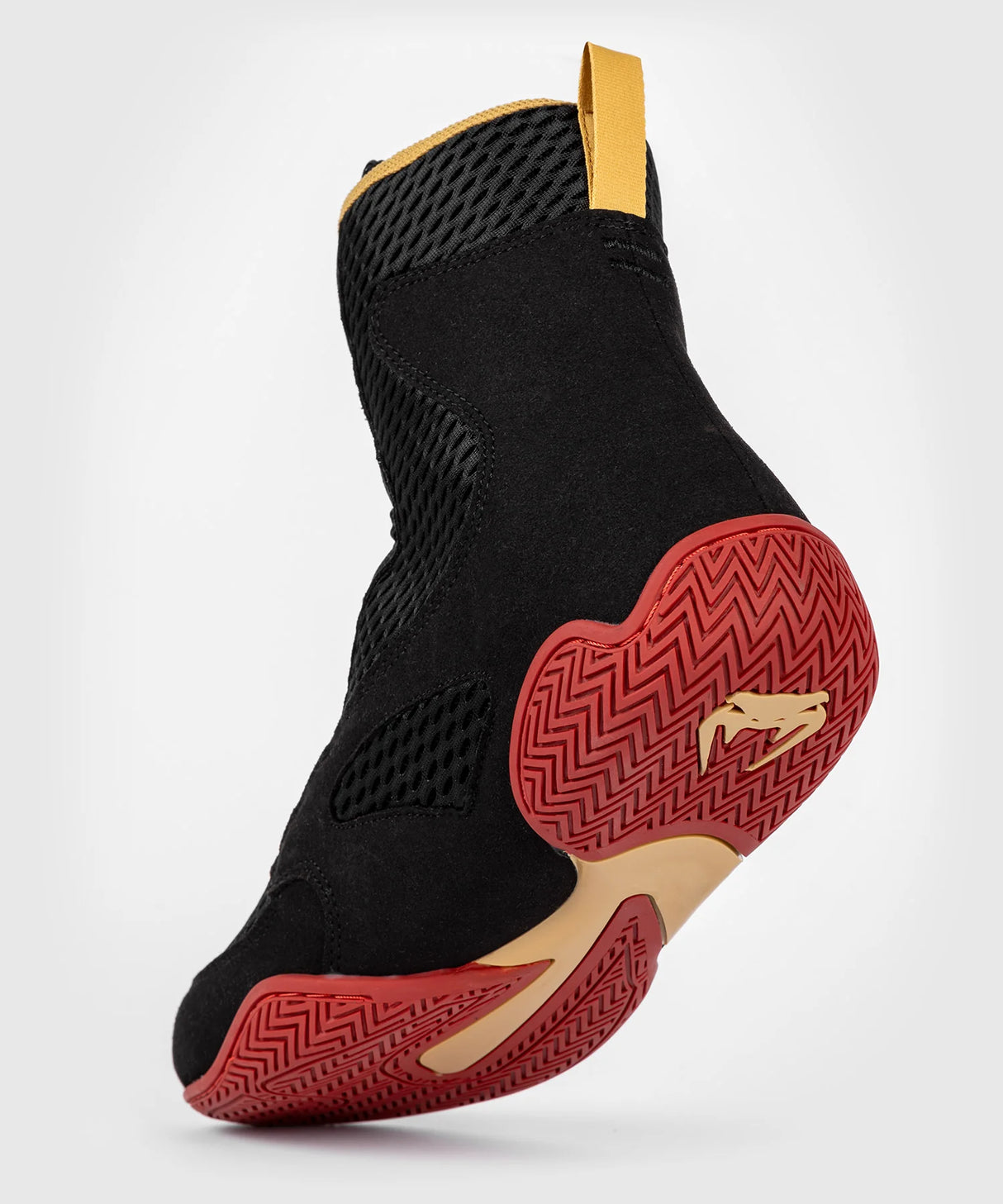 Venum Contender Black/Gold/Red Boxing Shoes