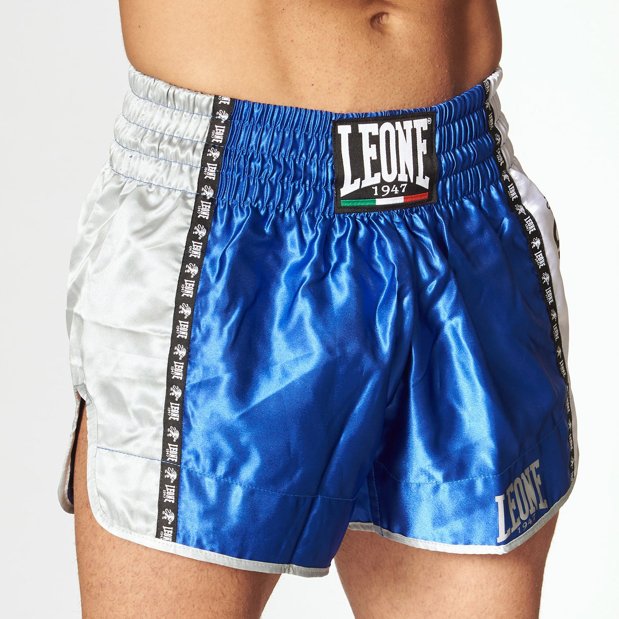 Leone 1947 Training Thai AB760 Blue hlačke za tajski boks