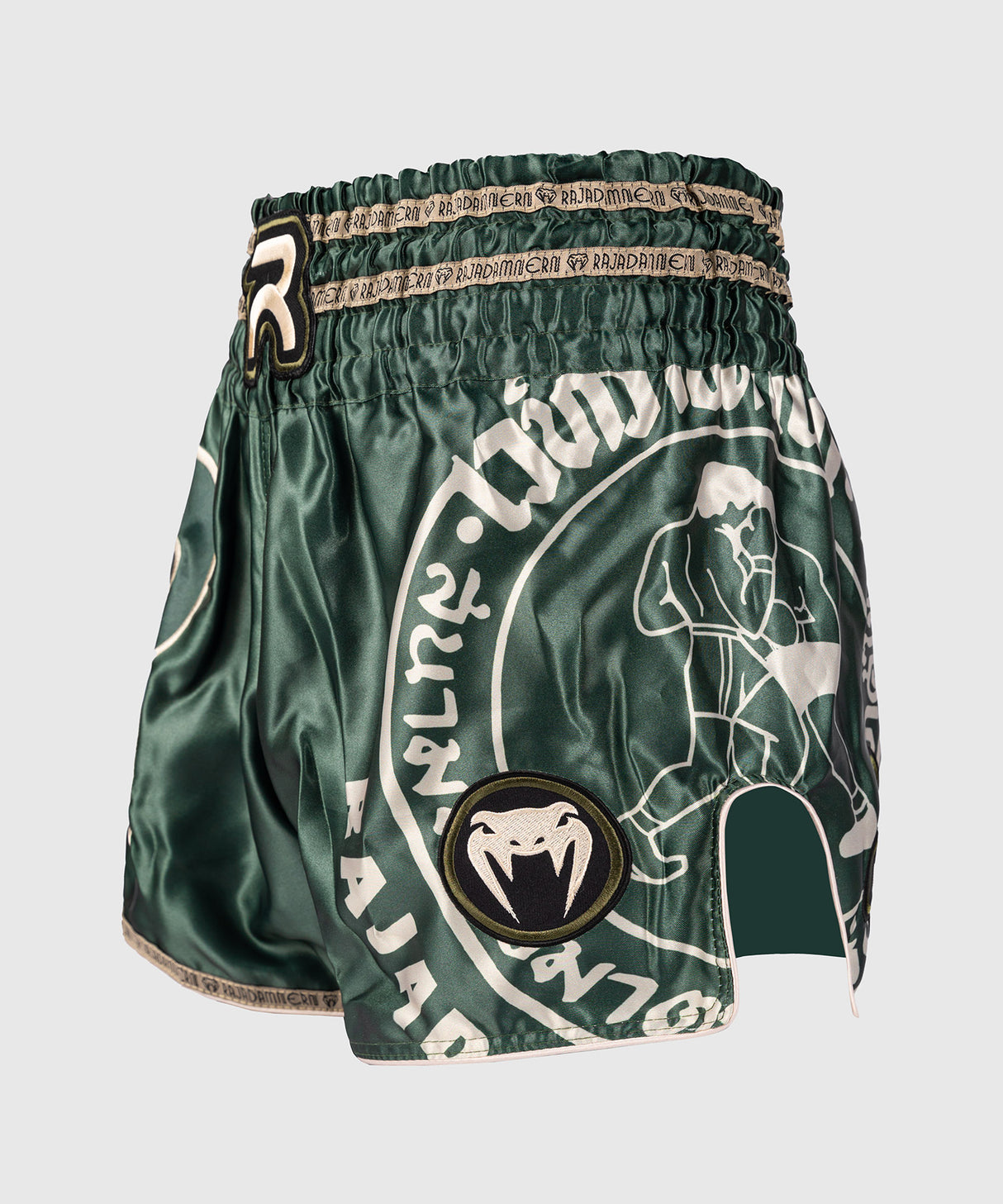 Venum x Rajadamnern Military Green Muay Thai Shorts