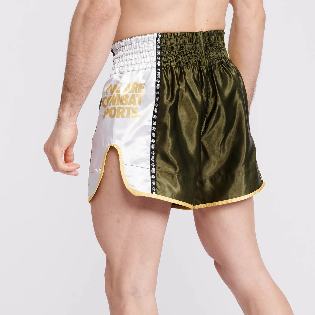 Leone 1947 Training Thai AB760 Green hlačke za tajski boks