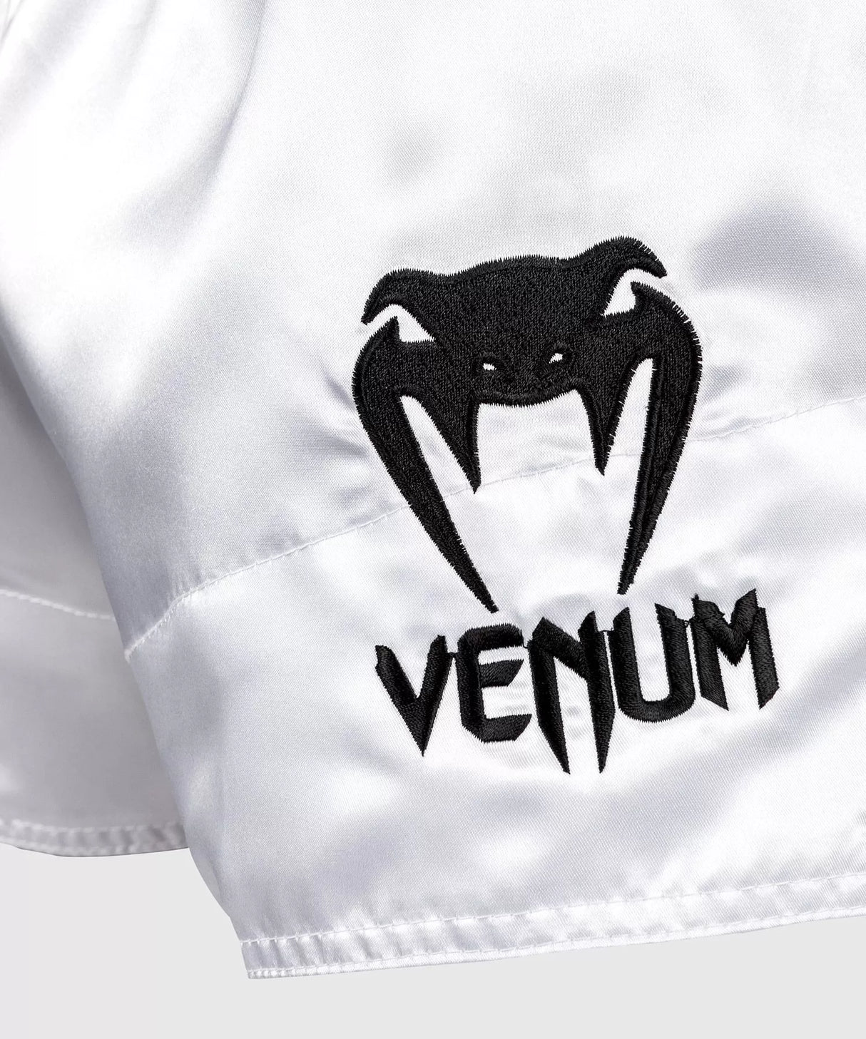 Venum Muay Thai Classic White/Black Thai Boxing Shorts