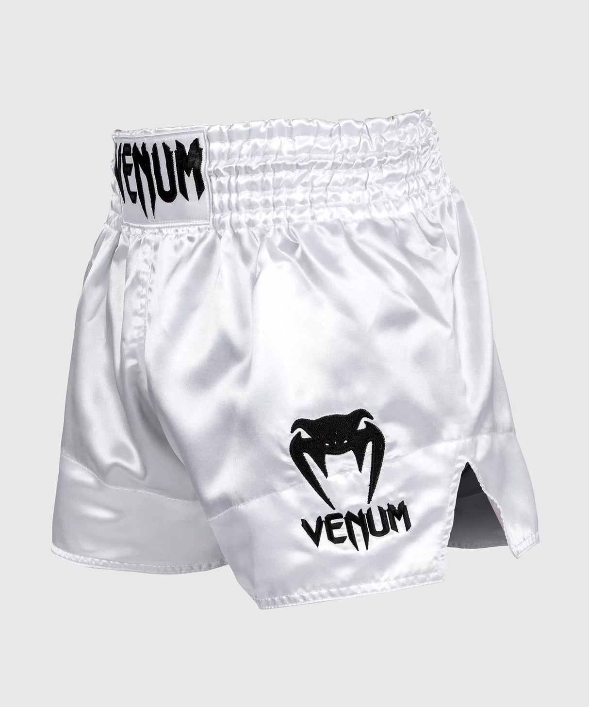 Venum Muay Thai Classic White/Black Thai Boxing Shorts