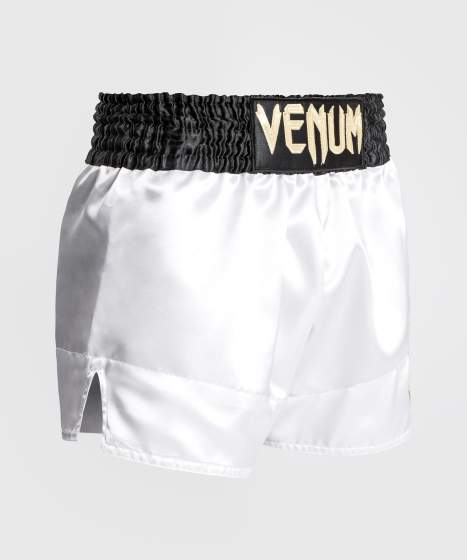 Venum Muay Thai Classic White/Gold/Black Shorts