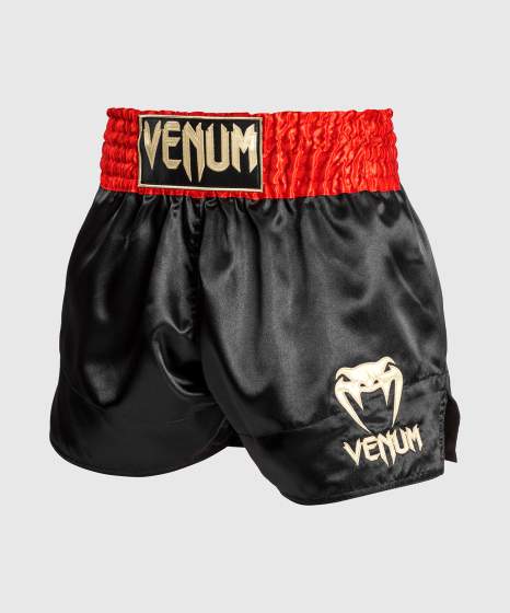 Venum Muay Thai Classic Red/Black/Gold hlaćice