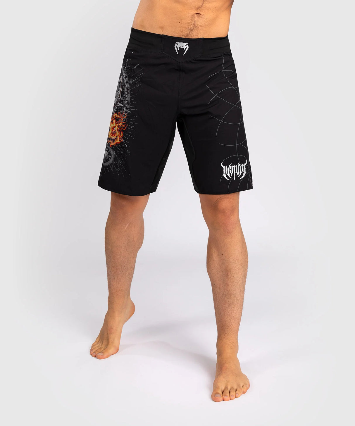 Venum Gladiator 5.0 Black/Silver Mma Hlačke