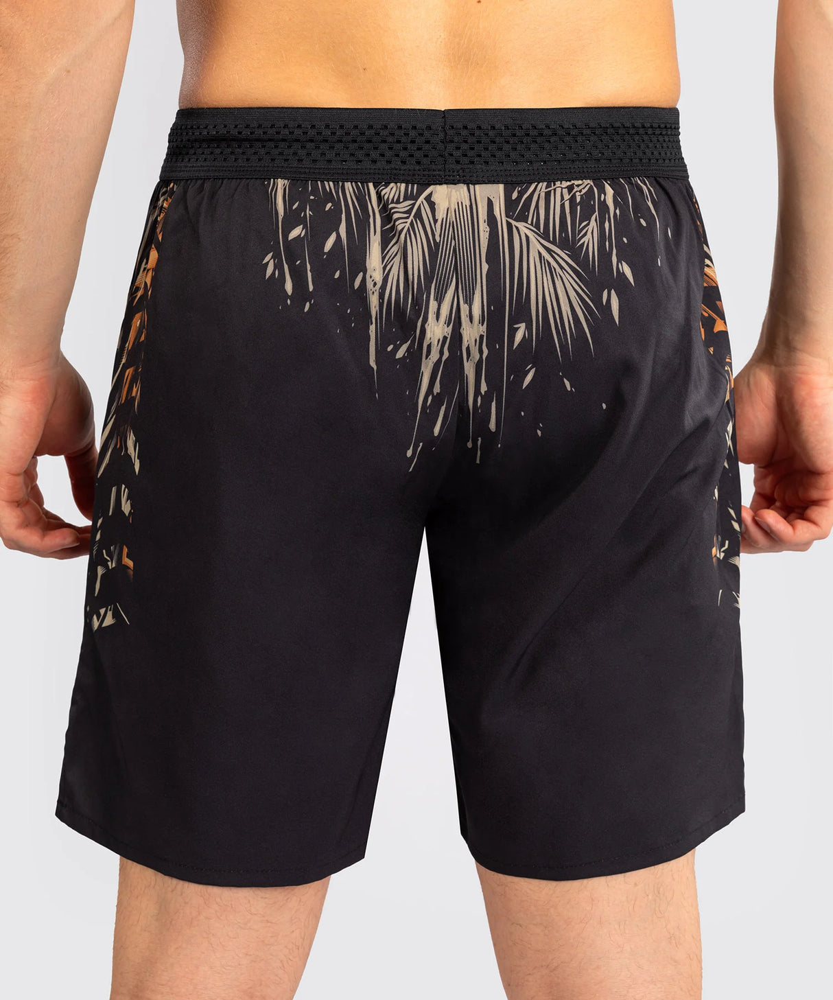 Venum Tiger Black/Neon Orange Training Shorts
