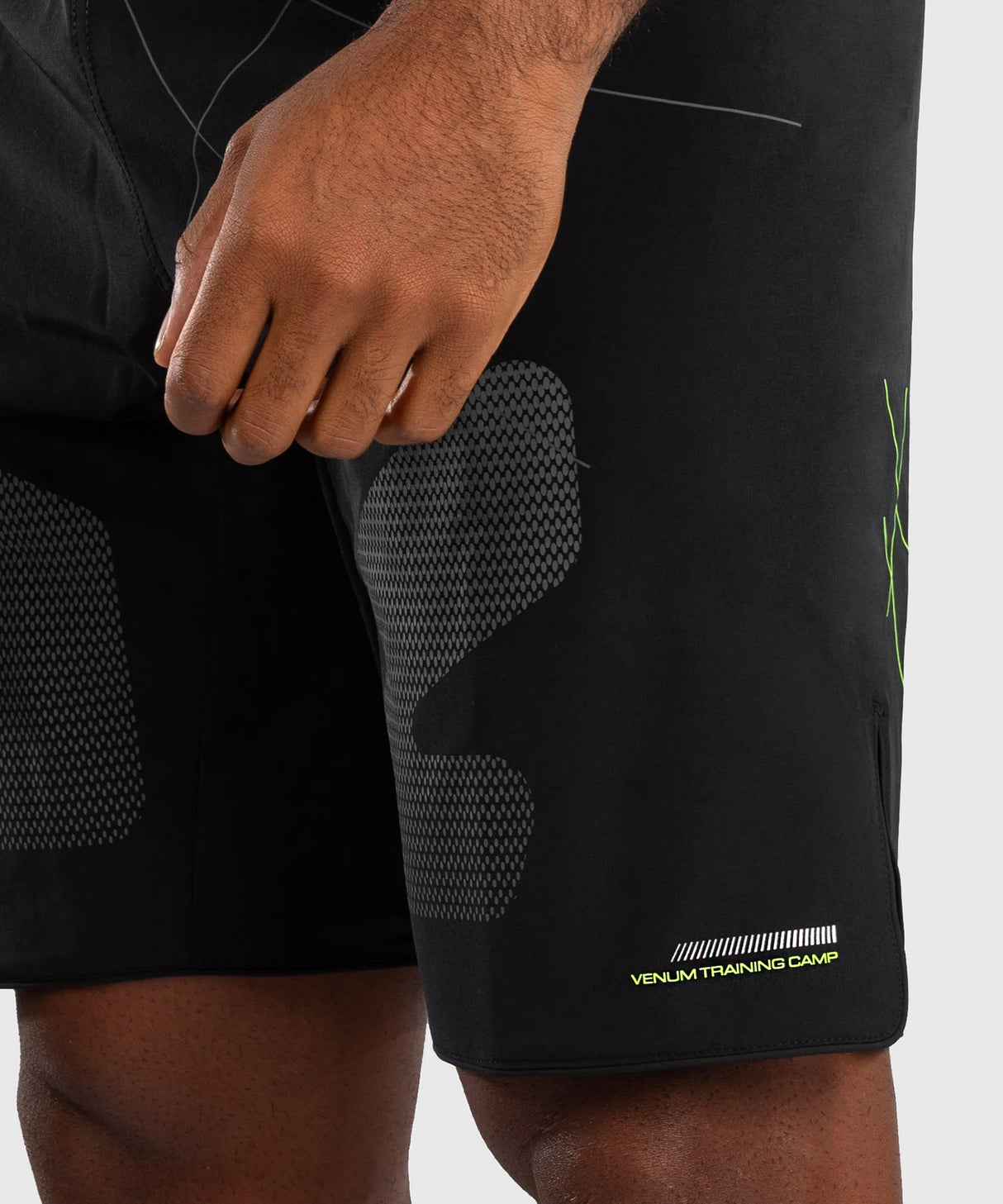 Venum Training Camp 4.0 Black/Neo Green MMA Shorts
