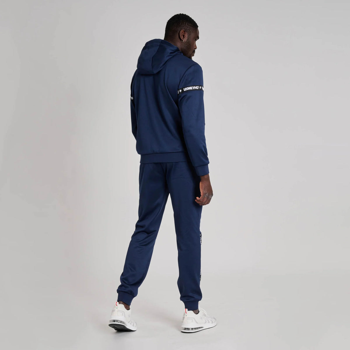 Leone 1947 ABX220 Tape 47 Dark Blue Hooded Sweatshirt