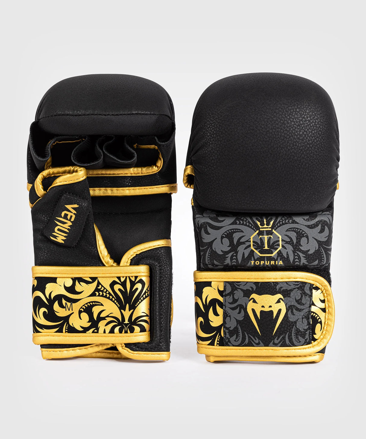 Venum x Ilia Topuria Black/Gold Rukavice MMA Za Sparing