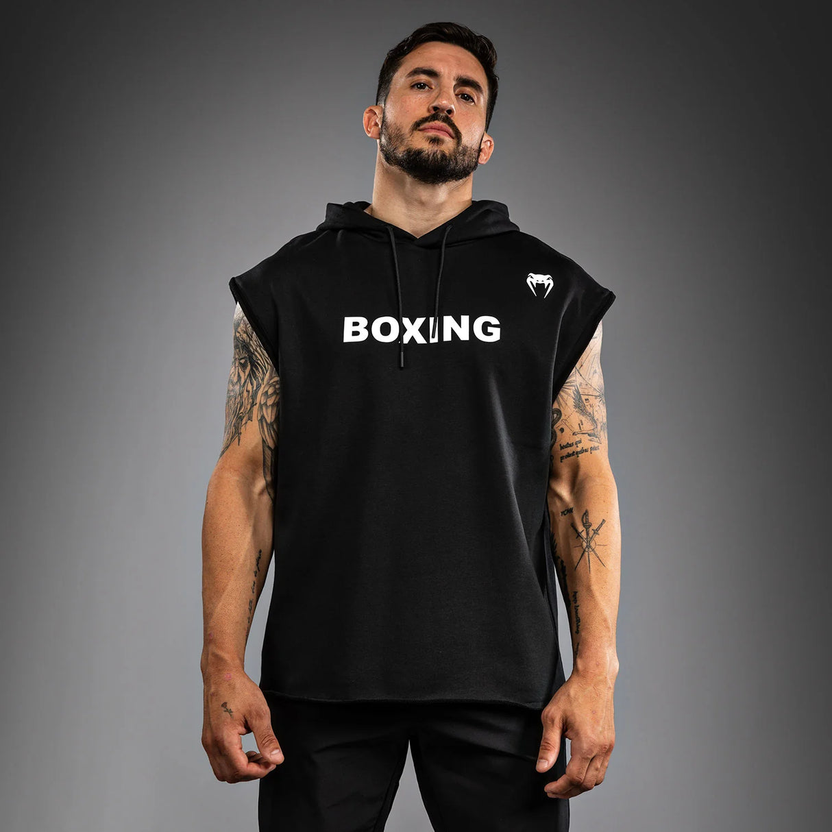 Venum Boxing VT Black/White Hoddie Bez Rukava
