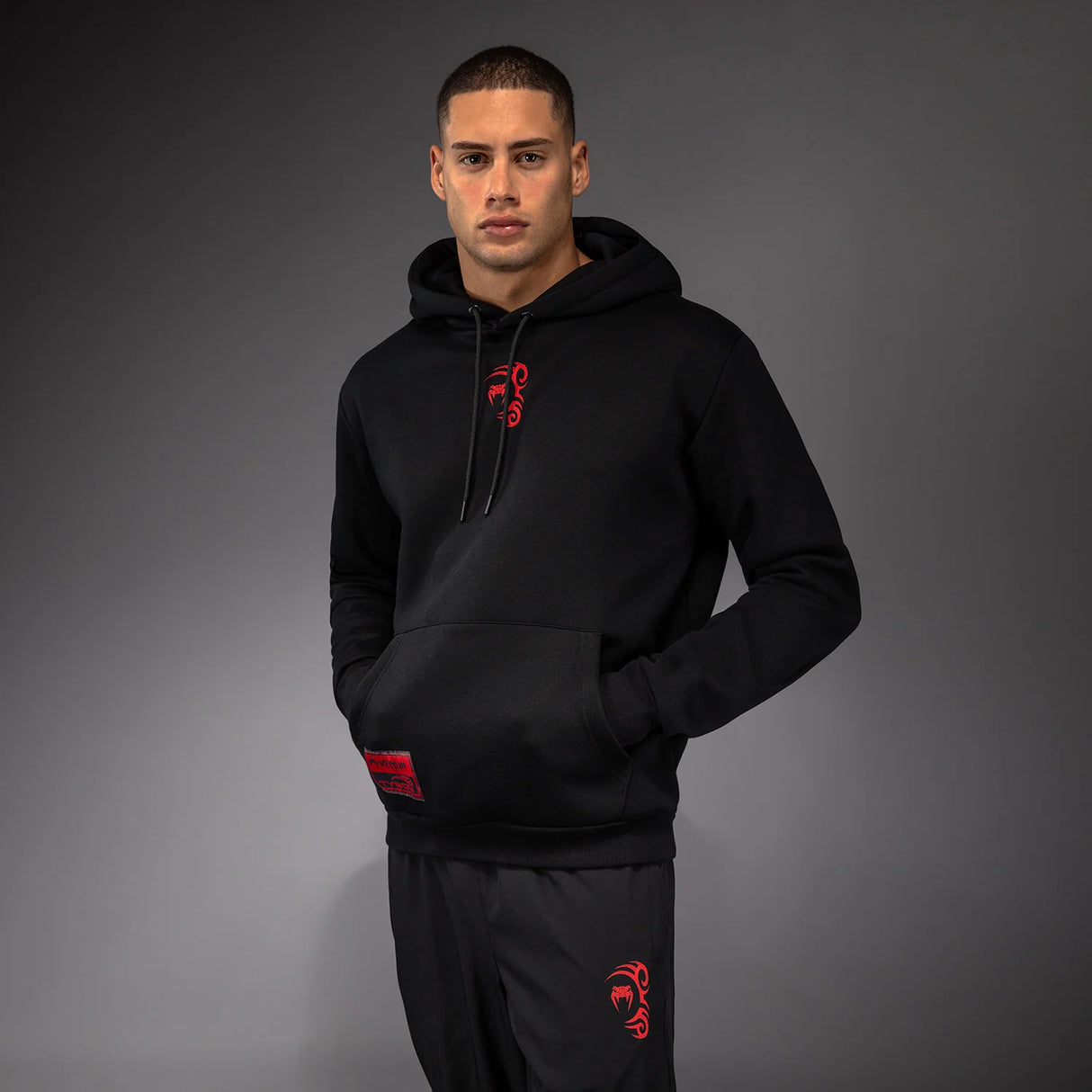 Venum x Mike Tyson Tiger Deep Black/Intense Red Hoodie