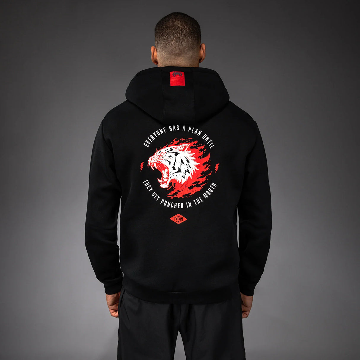 Venum x Mike Tyson Tiger Deep Black/Intense Red Hoodie