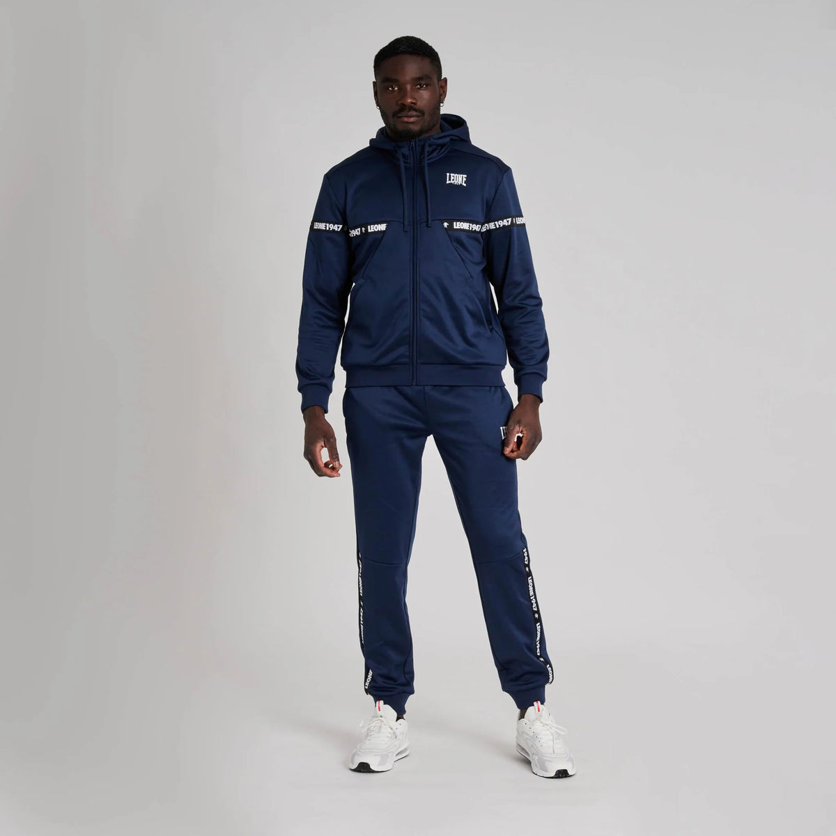 Leone 1947 Tape 47 Dark Blue Trousers