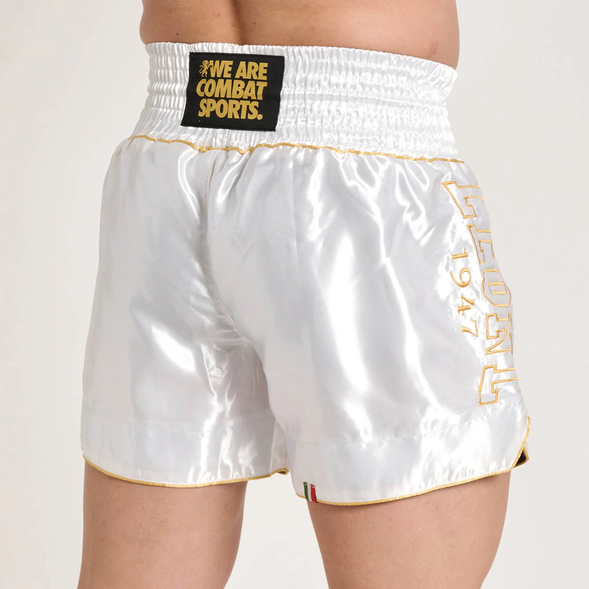 Leone 1947 AB969 DNA Premium White Boxing Shorts