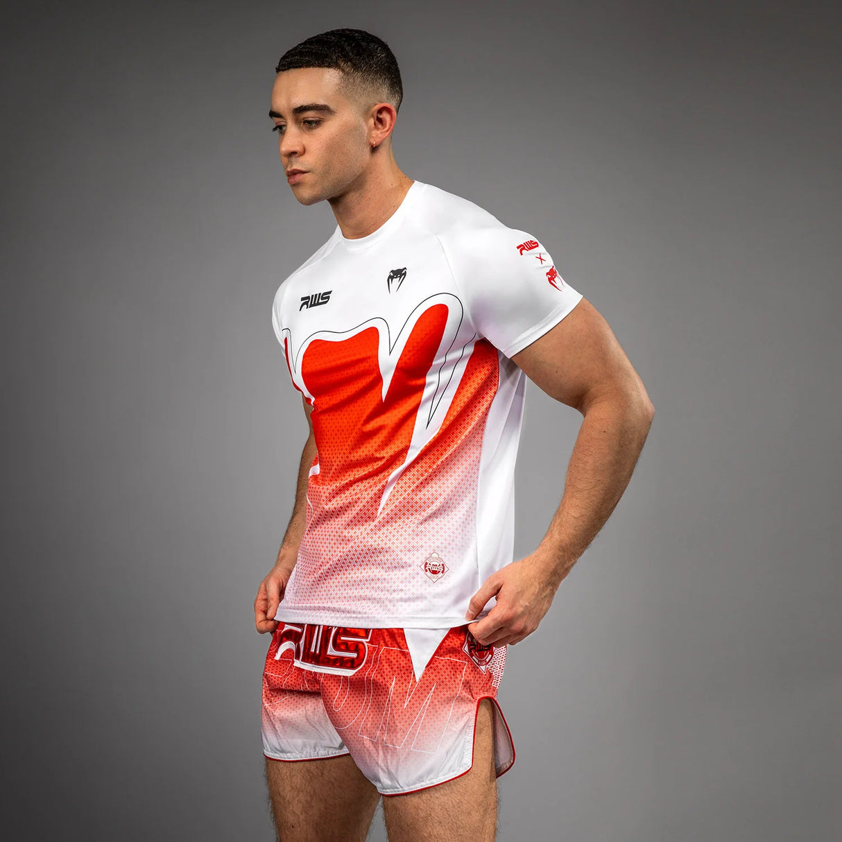 Venum x RWS 2.0 Dry Tech White/Red Majica