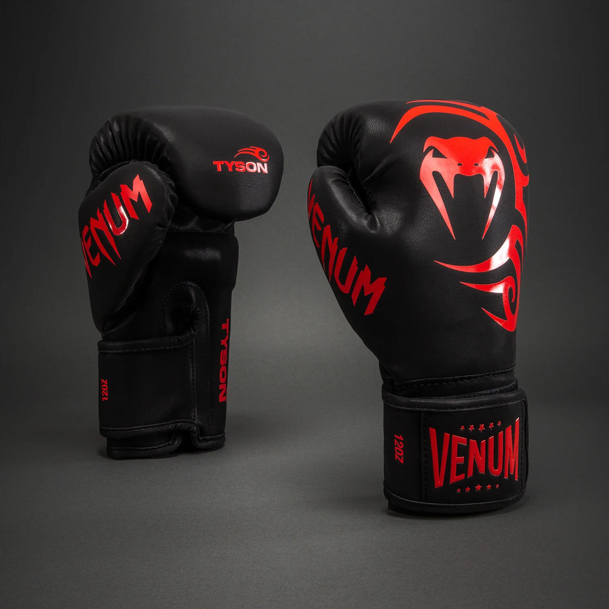 Venum x Mike Tyson Replica Black/Red Rokavice Za Boks