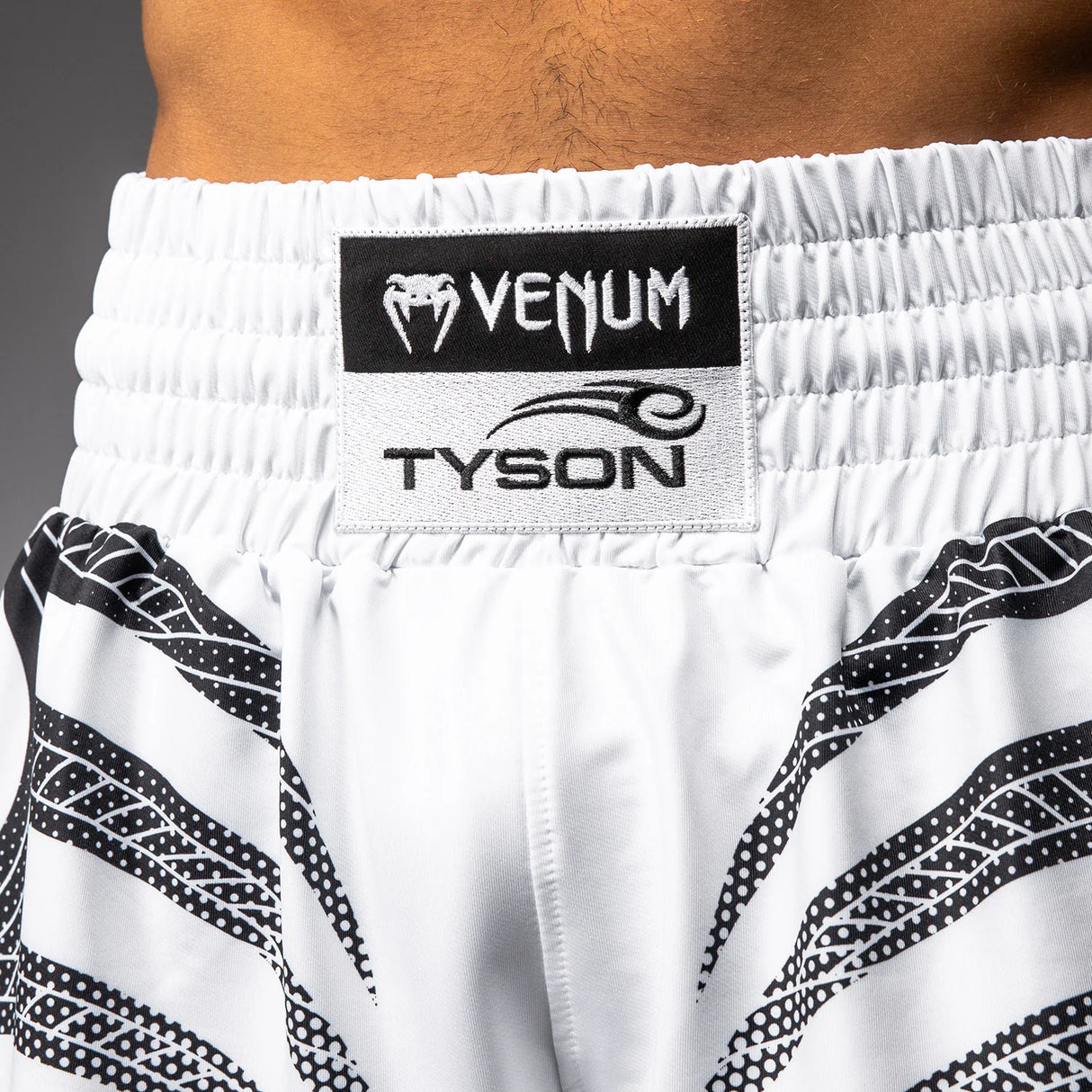 Venum x Mike Tyson Tiger Optical White/Deep Black Hlačke Za Boks