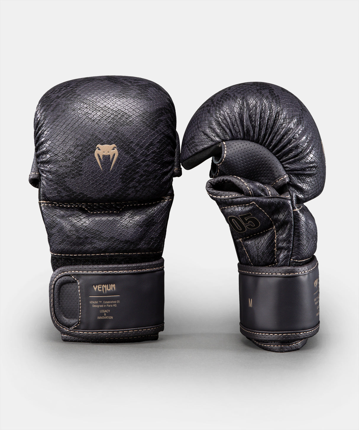 Venum Impact Evo Scales MMA Sparring Gloves - Dark Purple