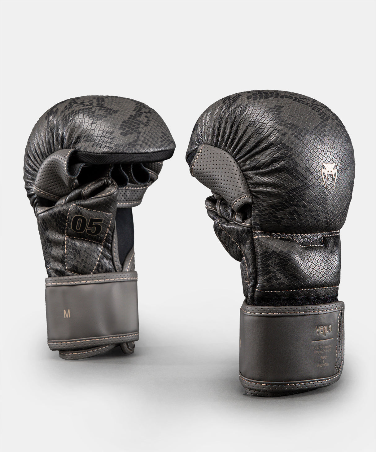 Venum Impact Evo Scales MMA Sparring Gloves - Dark Grey