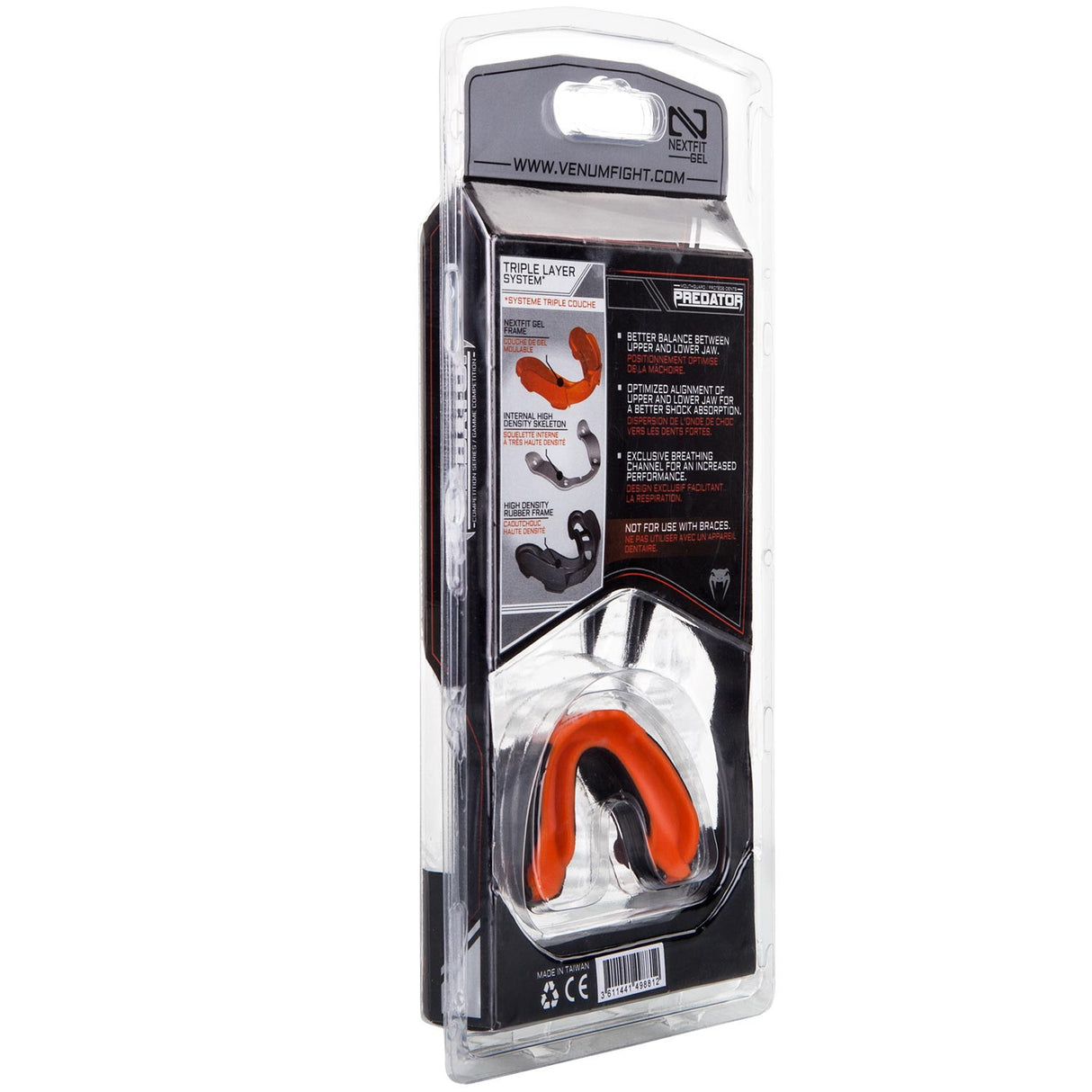 Venum Predator Black/NeoOrange ščitnik za zobe