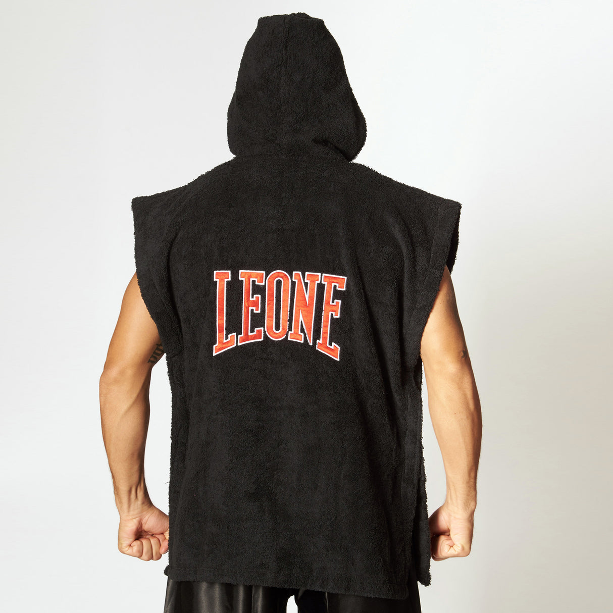 Leone 1947 AB778 Black pončo